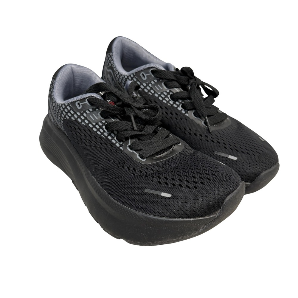 JACKSHIBO Shoes Mens Size 7.5 Black Mesh Running Walking Sneakers 8507